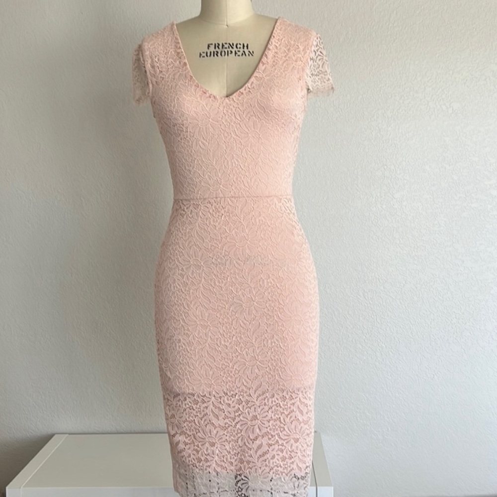 H&M lace bodycon dress size 2